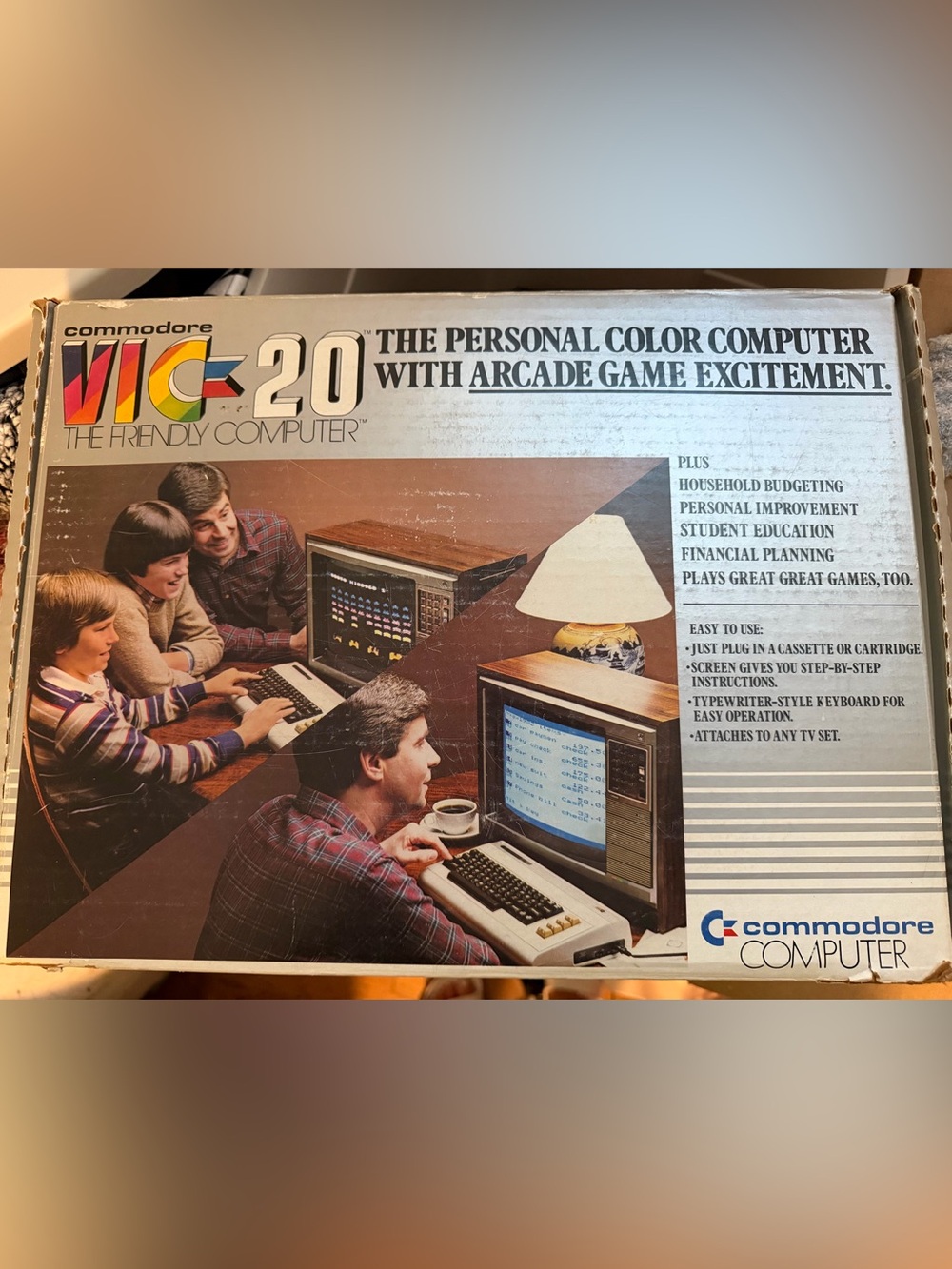 Vintage Commodore VIC-20 Computer - Complete in Original Box w/ Everything